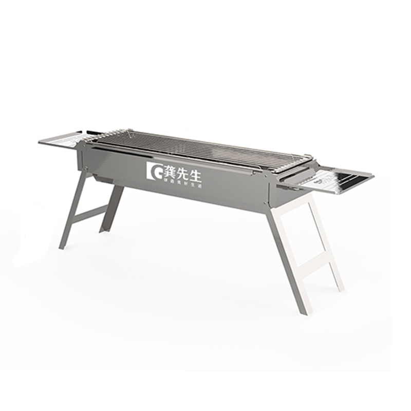 Kültéri piknik nagy 304 rozsdamentes acél grill grill