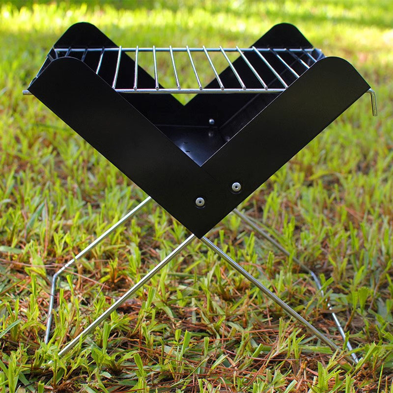 Kültéri összecsukható kis grill grill