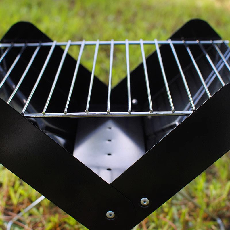 Kültéri összecsukható kis grill grill