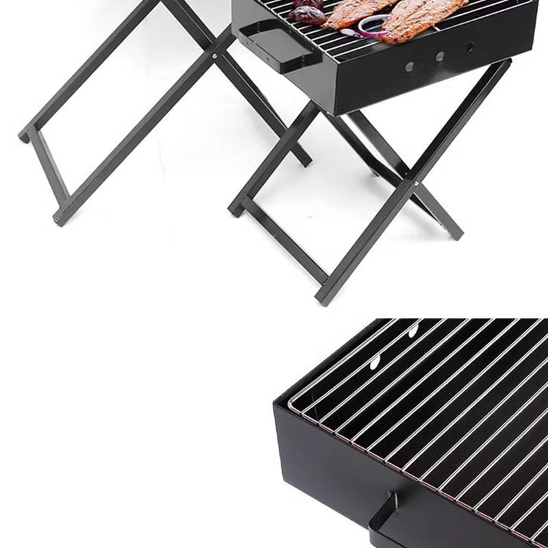 Fedett X alakú grill